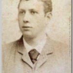 Leendert Willem, 1890 Portret van een ernstige jonge man