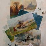 plaatjes gedrukt in het album